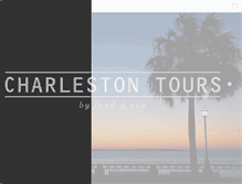 Tablet Screenshot of charlestontours.com